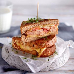 Teffbrood recept tosti Tuna Melt